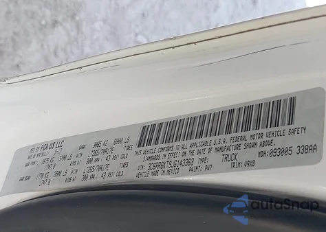 2018 Ram 1500 Tradesman 4X2 5'7 Box from USA, damaged, VIN 3C6RR6KT9JG143363